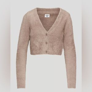 Aritzia Sunday Best Reese Cropped Cardigan almost NEW Size Small